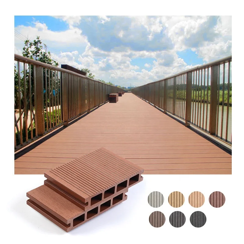 Cheap Price Wood Decking Plastic Composite Outdoor Wpc Deck Tile