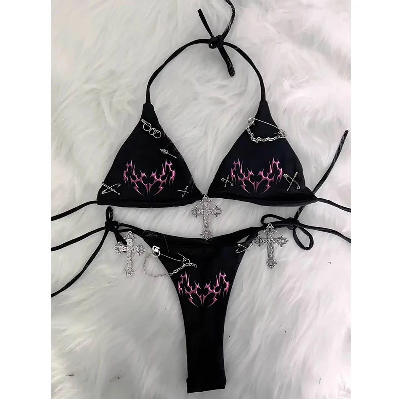 Custom Sexy Thong Swim Bikini Luxury Bathing Suits Swimming Costumes For Ladies String Bow Bikini Swimsuits For Women