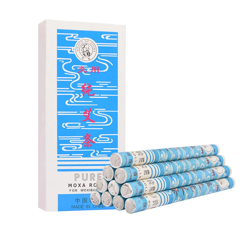 Factory Price Hwato Moxa Natural Herbs Moxa Stick Acupuncture Moxibustion Mini Pure Moxa Rolls