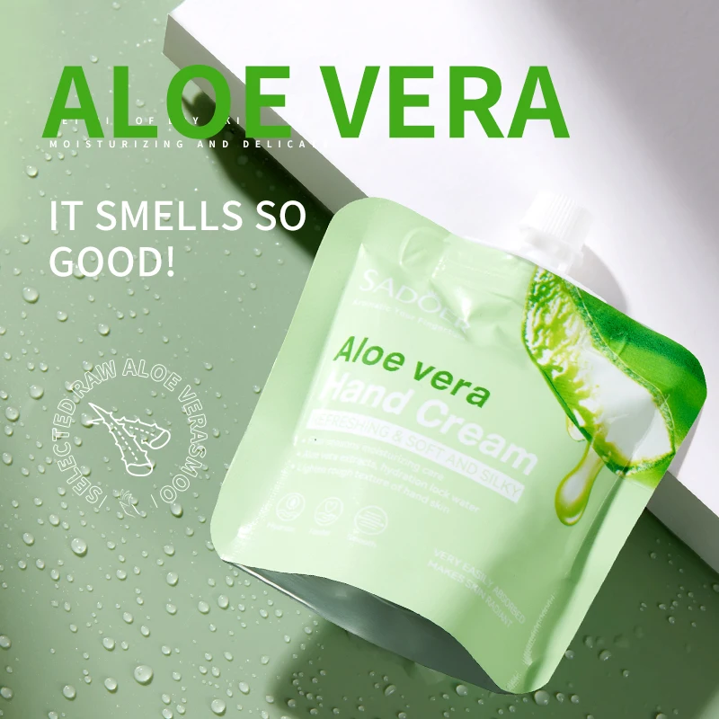 SADOER private label Avocado vitamin C Peach Aloe fragrance whitening moisturizing skin care winter hand cream