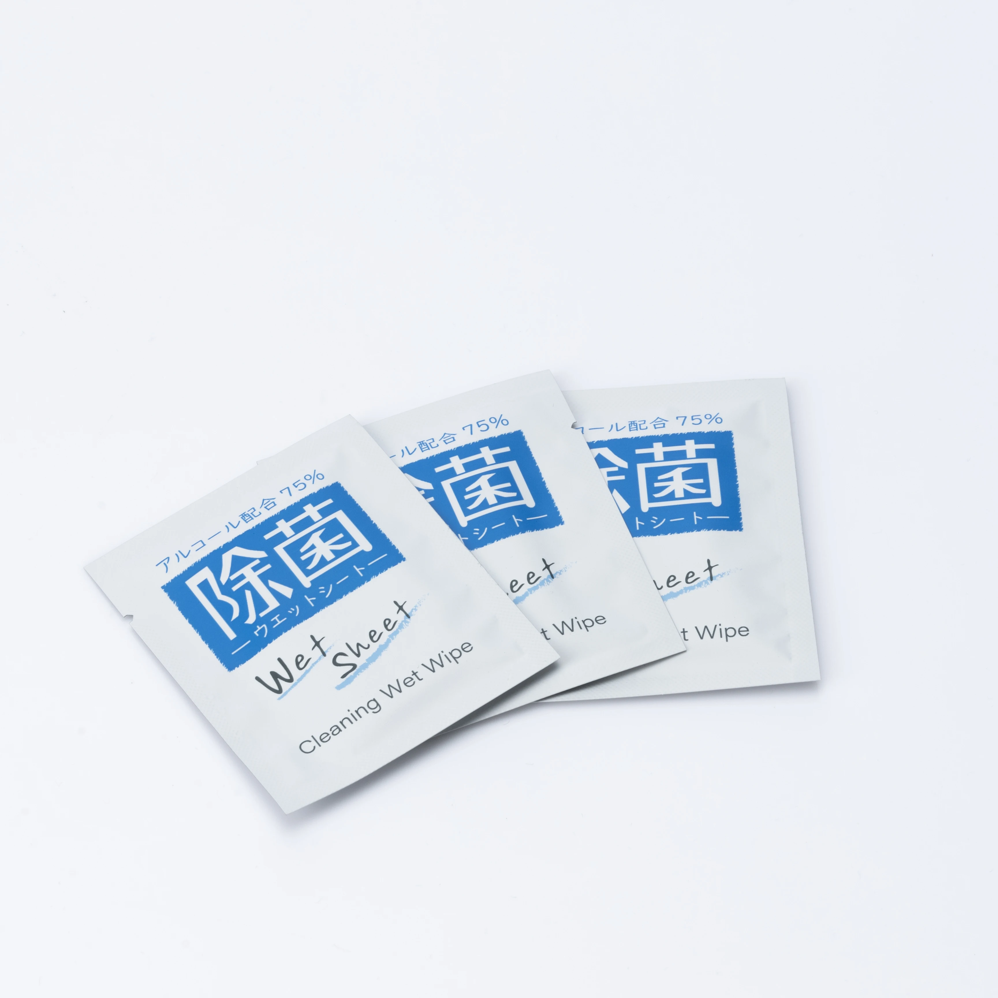 
Individual Packed Sachet Alcohol Free Individually Wrapped Wipe Single Pack Hand Wipe 