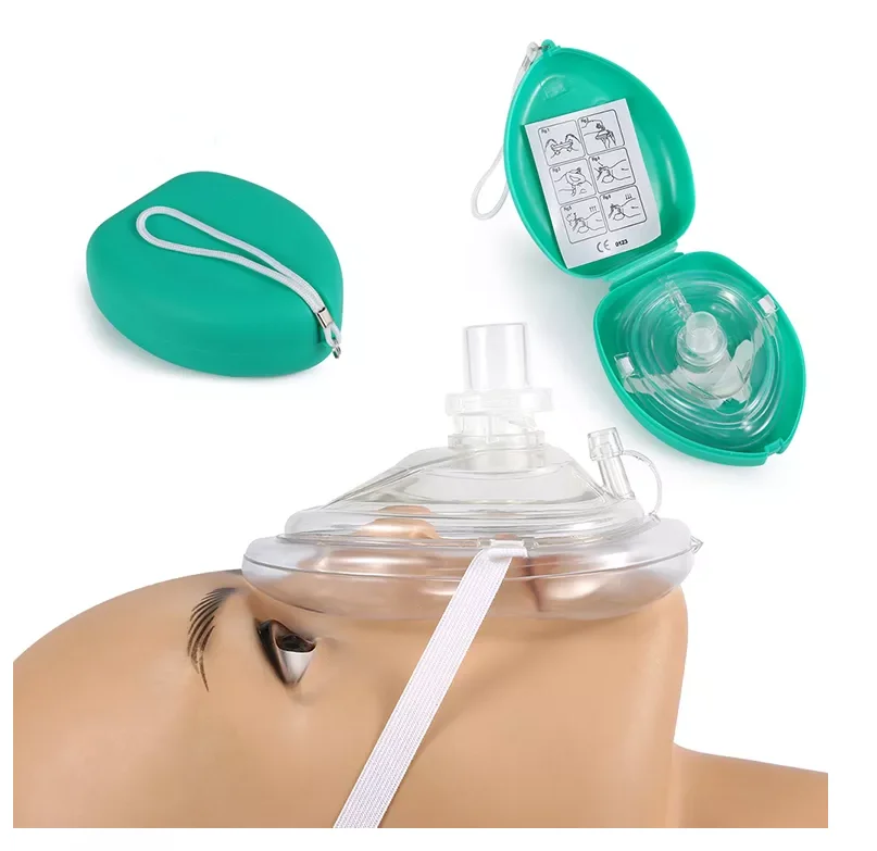 Medical Disposable One Way Valve Training Single Use Cpr Mask first aid rescue pocket cpr mask