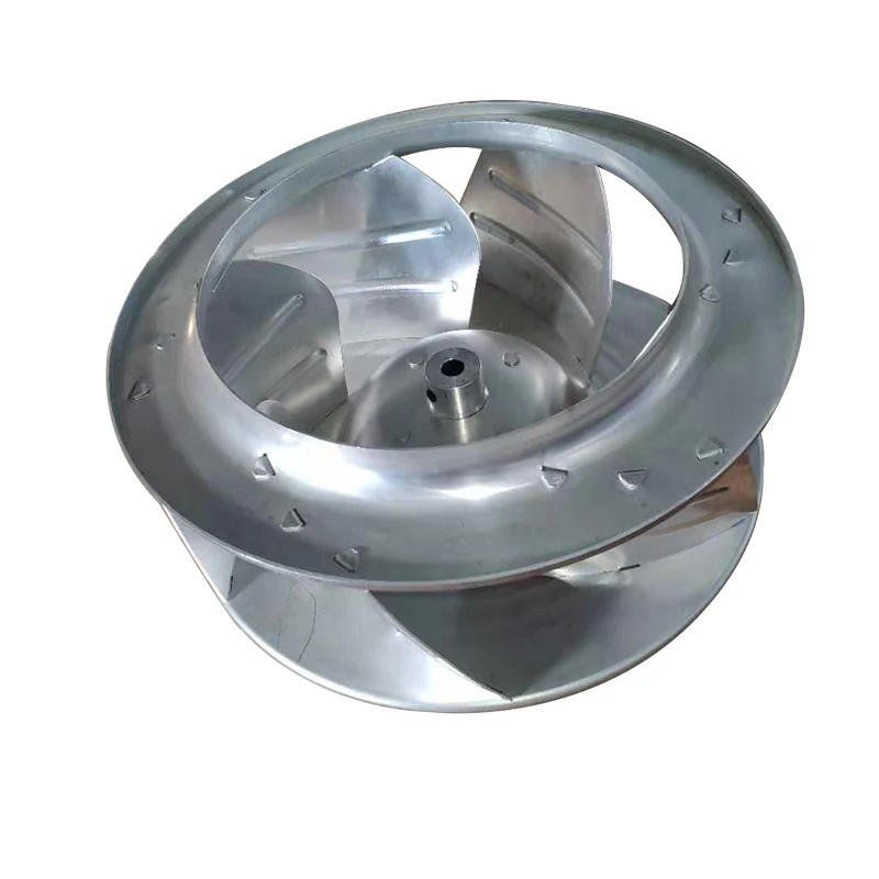 Сверхлегкий, Низкошумный, высокоэффективный и энергосберегающий, обратный алюминиевый центробежный крыльчатка для вентиляционной системы