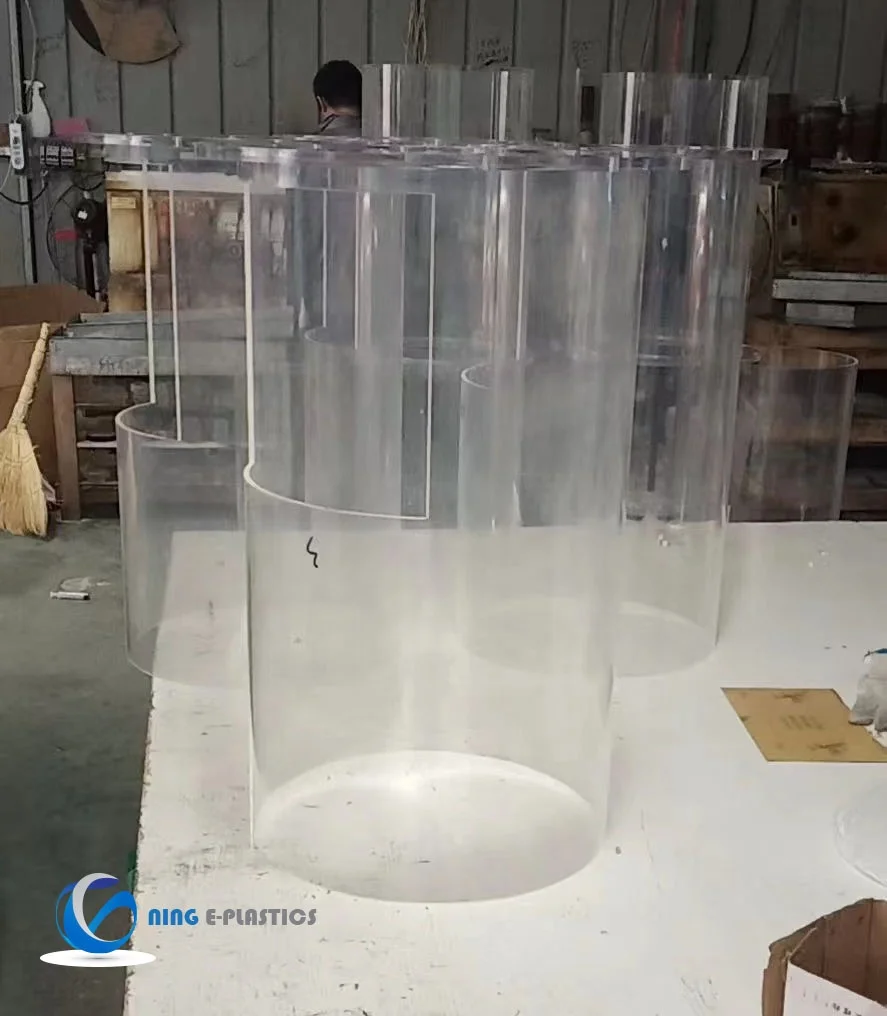Ning E-Plastics Excellent Price Clear Cast Acrylic Tube Excellent Price Cast Acrylic Tube For Aquarium