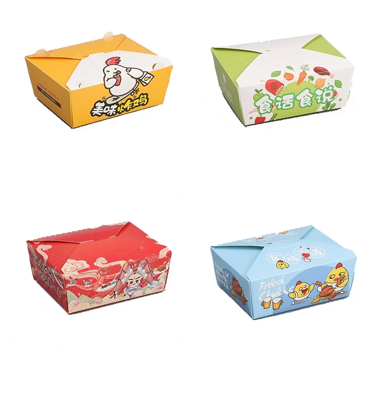 cardboard chicken wings packaging box packing paper box