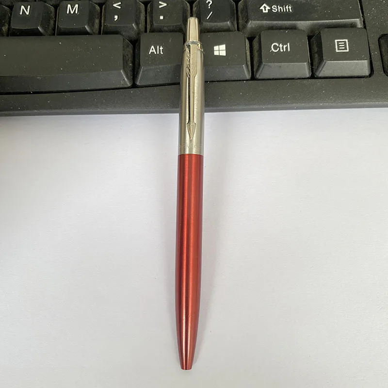 Jovesun custom Pen Luxury Laser Custom Branded slim Ballpoint Pens Thin Hotel supplies Promotion Pen