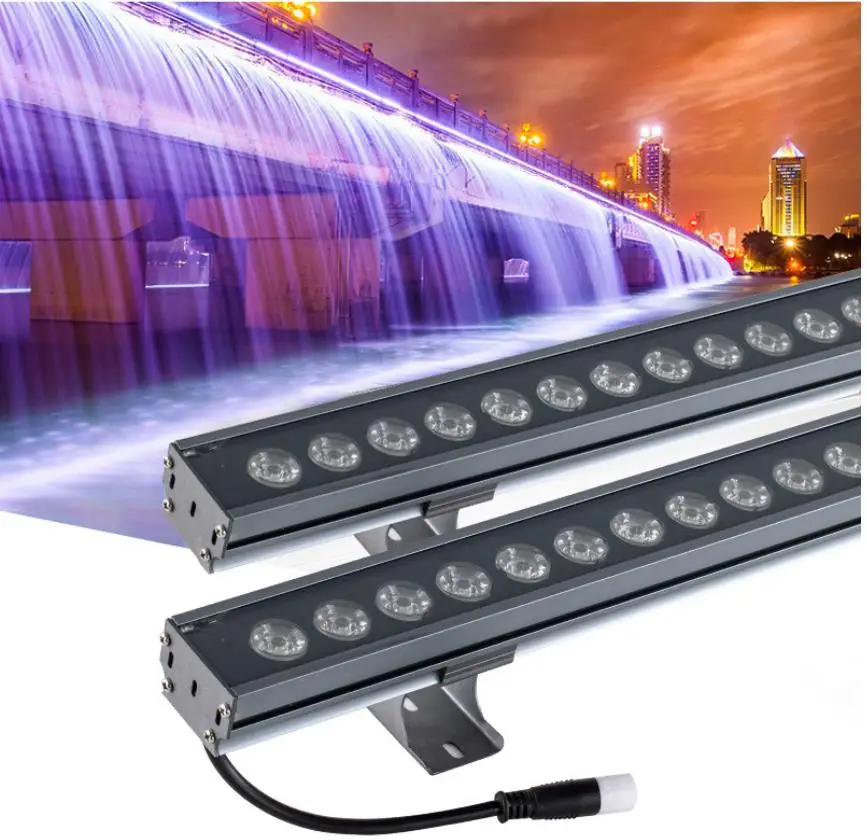 IP68 full color RGB LED Wall Washer Light for bridges and big building and architecture of night landscapes