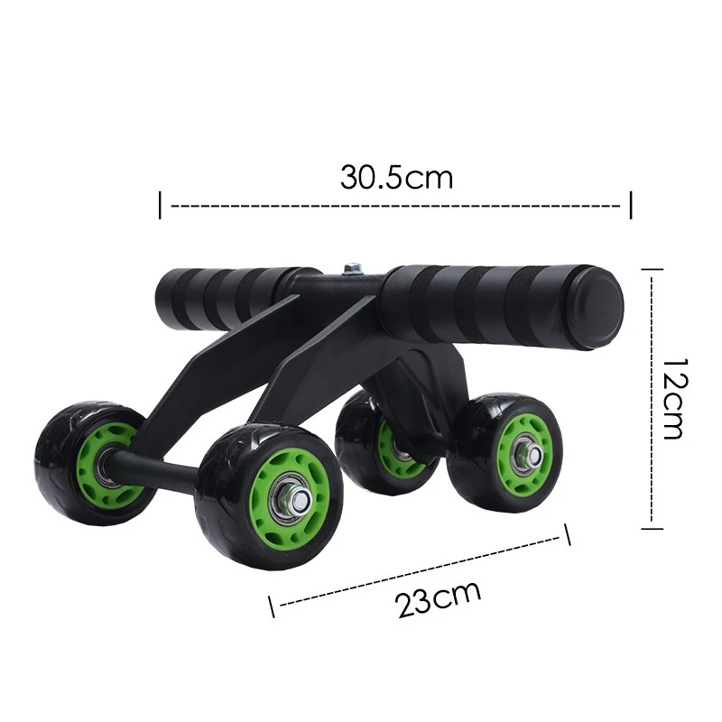ZHOYA SPORT Muscle training fitness Four-wheel ab wheels  abdomen wheels roller for woman man