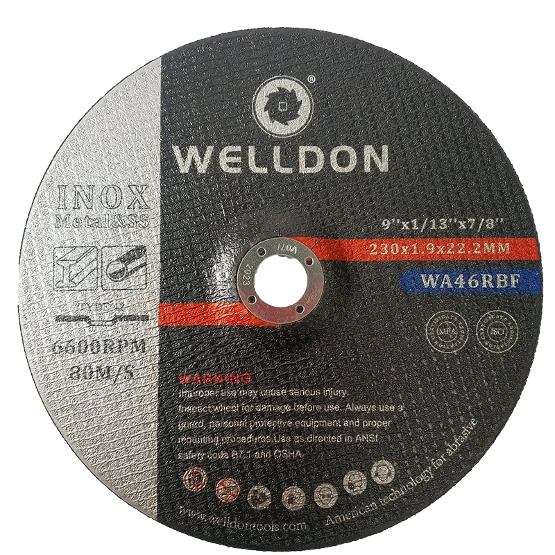 Диск для резки WELLDON 9 дюймов 230 мм диск металлический углеродистый нержавеющая сталь железо смола соединительный рельс максимальная абразивная цена жесткого