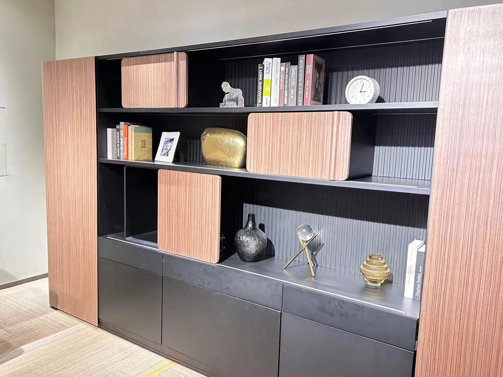 new design modern furniture  office wood file cabinet executive office room