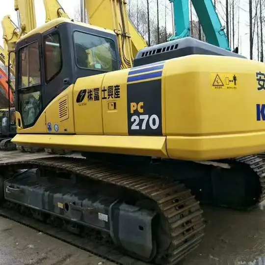 Японский оригинальный использованный Komatsu PC 270 pc270 pc270-7 экскаватор низкая цена для продажи