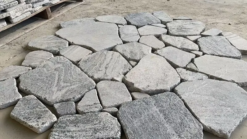 Modern Design Loose Flagstone Slate Stone Natural Surface Finish Block and Tile for Exterior Rock & Rock Garden