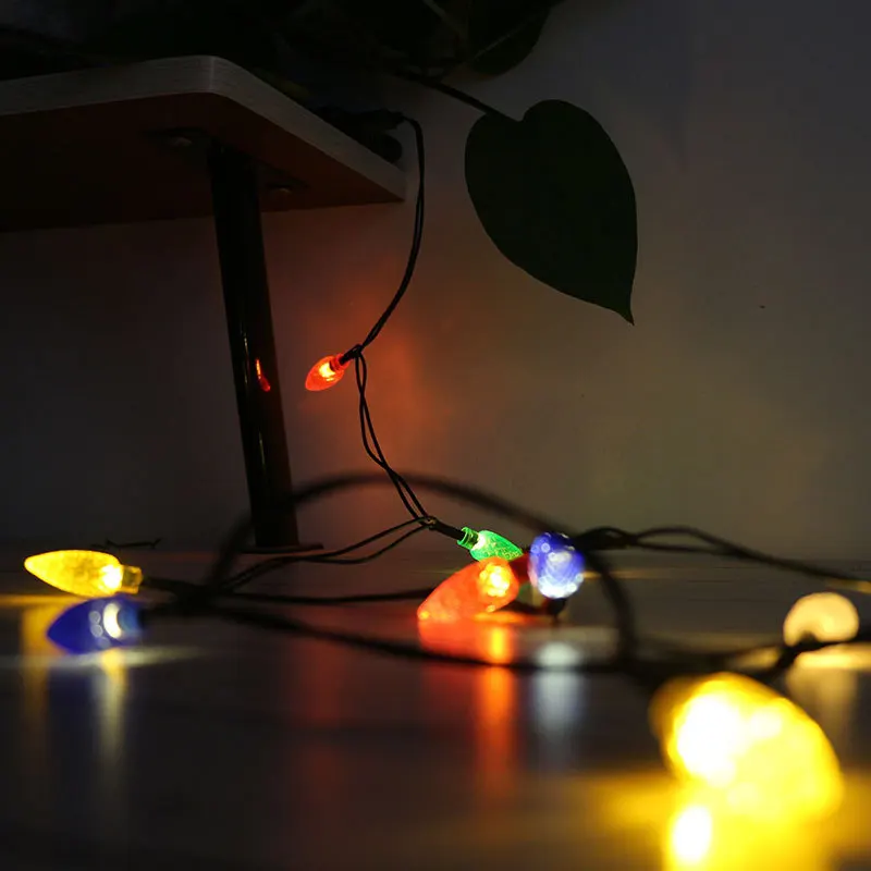 Christmas 1.4M LED usb cable 10 light micro type c rgb cable