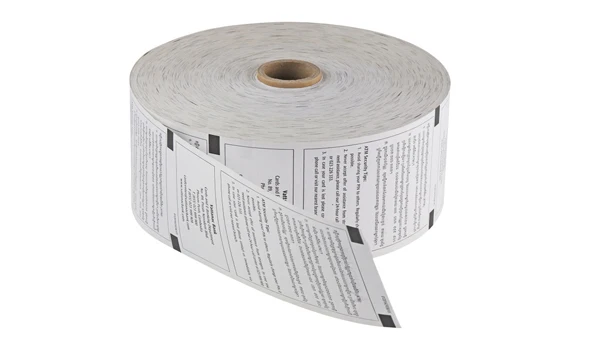 ATM Thermal Paper Roll, Black Mark Sensor Can be Pre-printed, Various Widths are Available