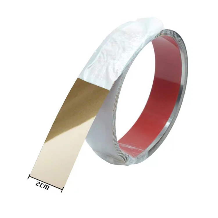 High Quality Stainless Steel flat trim Wall Decorative Trim 201 304  316 Stainless Steel Trim Strip