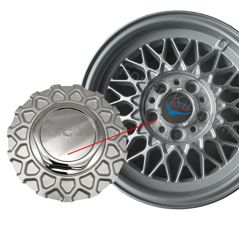 Custom 17-inch Paint ABS Plastic Car Exterior Wheel Cover Protective Accessories Wheel Center Hub Caps For E24 E32 E34