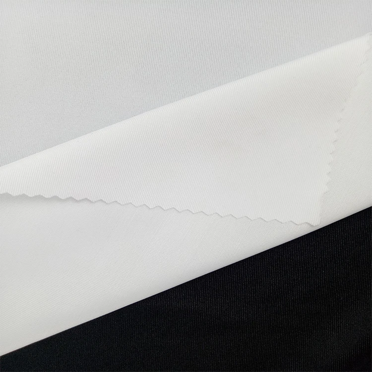 
Professional Manufacturer Satin 88% Polyester 12% Uniforme Spandex Fabrics Lycra 