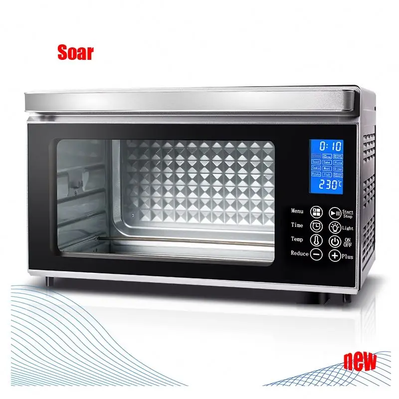 Электрическая духовка Otg minicommerциальный торт выпечка кебаб Заводская розетка Нержавеющая Сталь Горизонтальный Многофункциональный