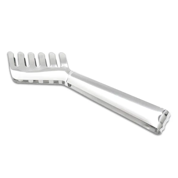 Food Clips 430 Stainless Steel Bread Food Noodles Food Flip Pasta Spaghetti Tongs Round Head Thickening Western Restaurant Tool