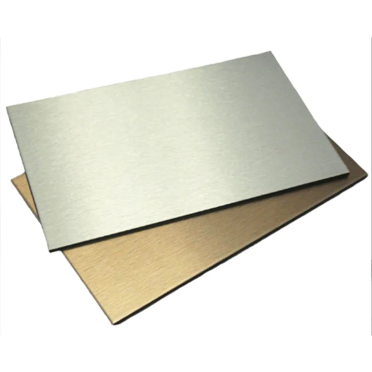 Waterproof  Brushed 3mm aluminum composite panel for wall decoration