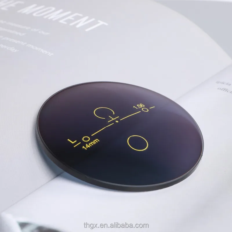 CR39 Resin optical lens 1.56 photo gray/brown progressive reading glasses Multifocal photochromic lenses