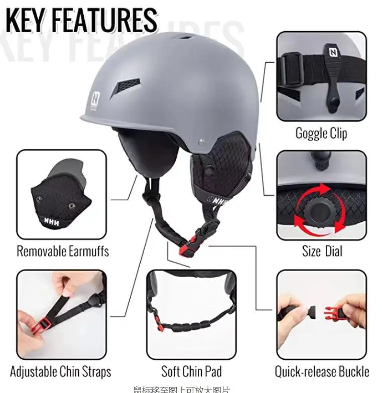 Ultralight ski helmet professional single and double board snow helmet for men and women protective helmet equipment