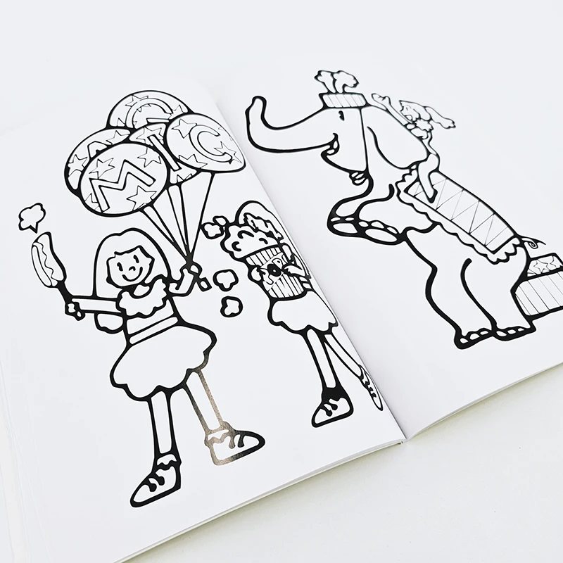 Small Size Red Magic Coloring Book Toys for Kids - a Can Change Colors Party Show Prop