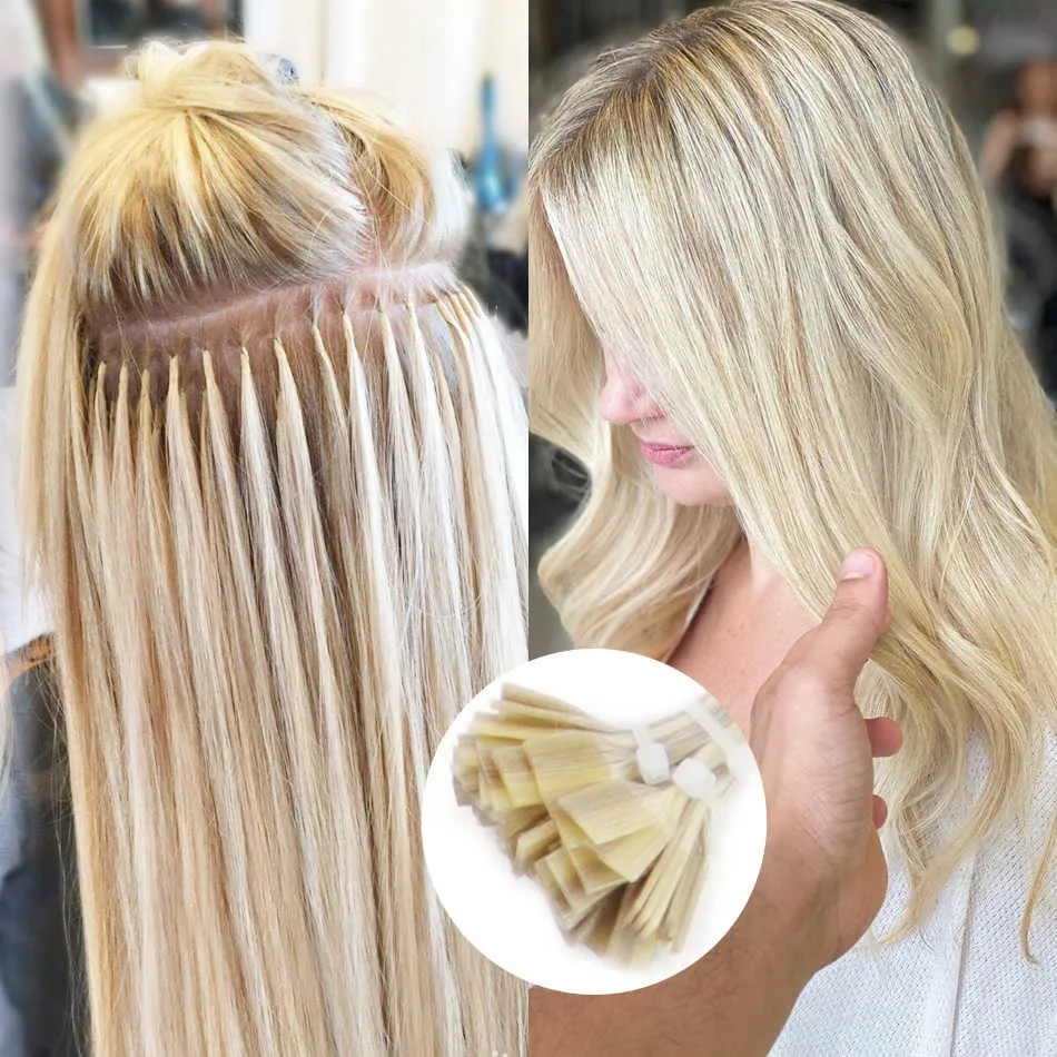 
Keratin Hair Extension U Tip Pre Bonded Flat Tip Hair Extension Vietnamese Human Extension 