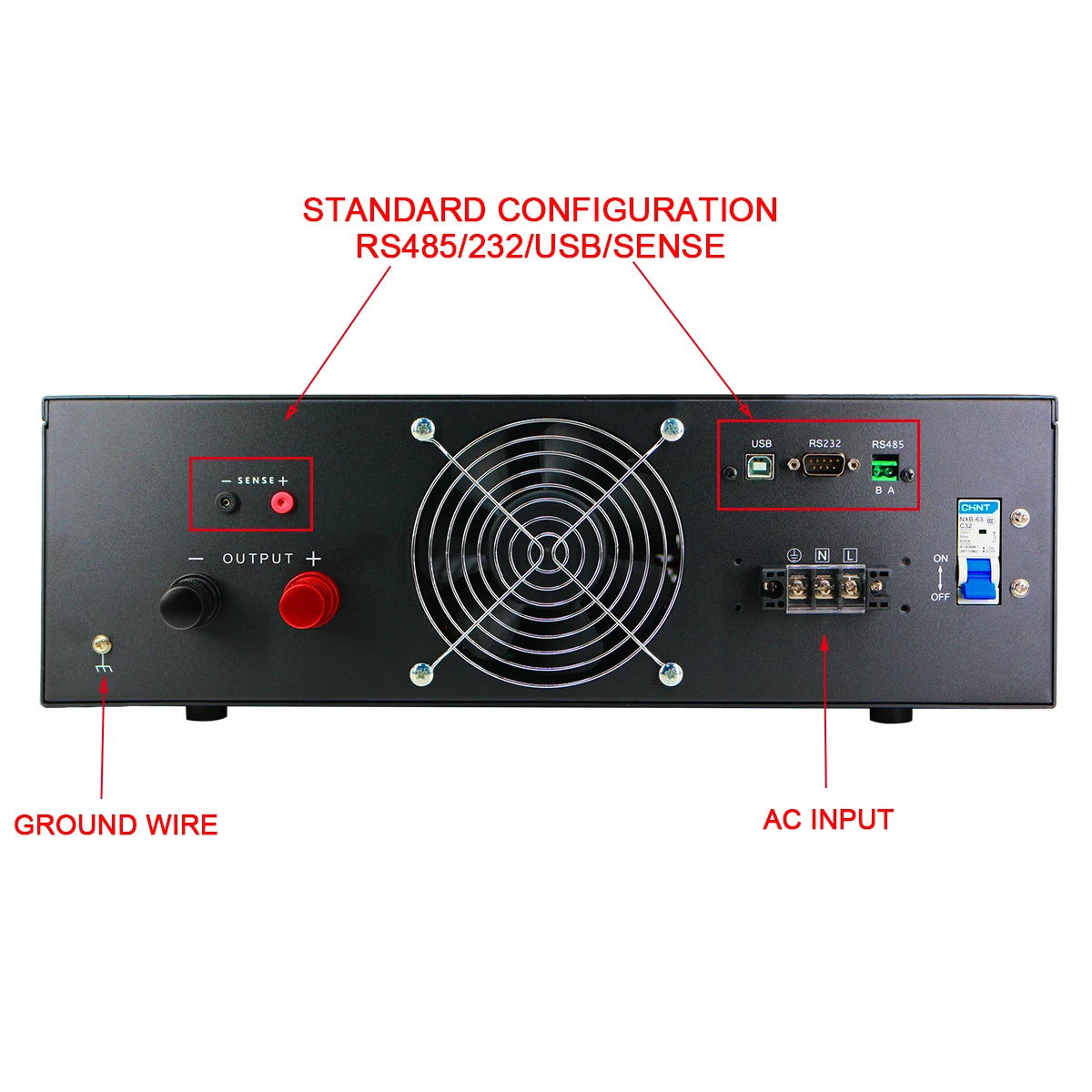 MYAMI MY-K60003U 600V 3A 1800W dc rectifier power supply High power programmable cabinet type DC power supply rectifier