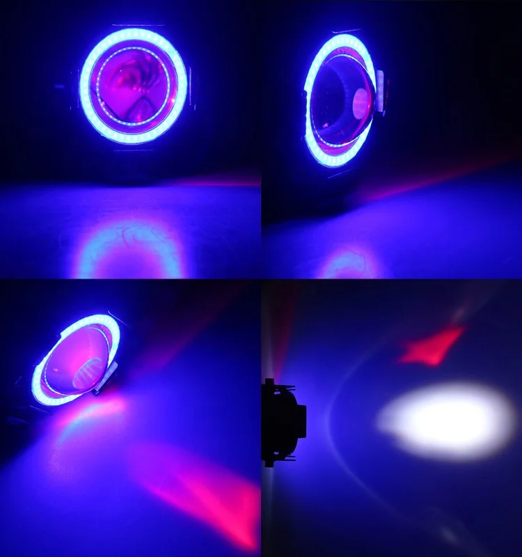 60W Waterproof Motorcycle LED Headlight 3000LMW U7 Motorbike LED Driving Fog Spot Head Lamp