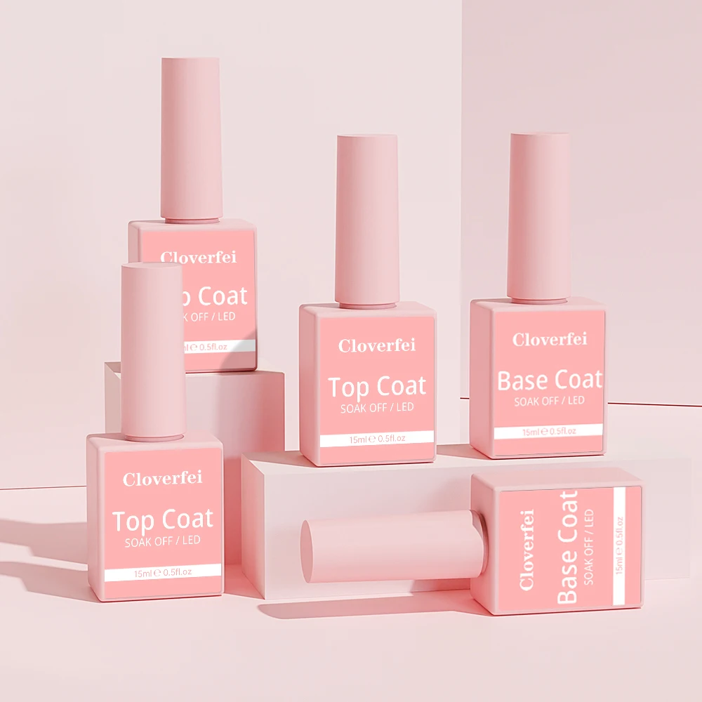 Super shiny glass nail clear milky white top coat polish top&base coat uv gel top coat