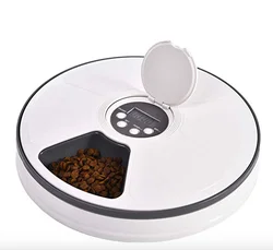 Smart Pet Feeder 6meals Timed Program Food Dispenser with Calling Music