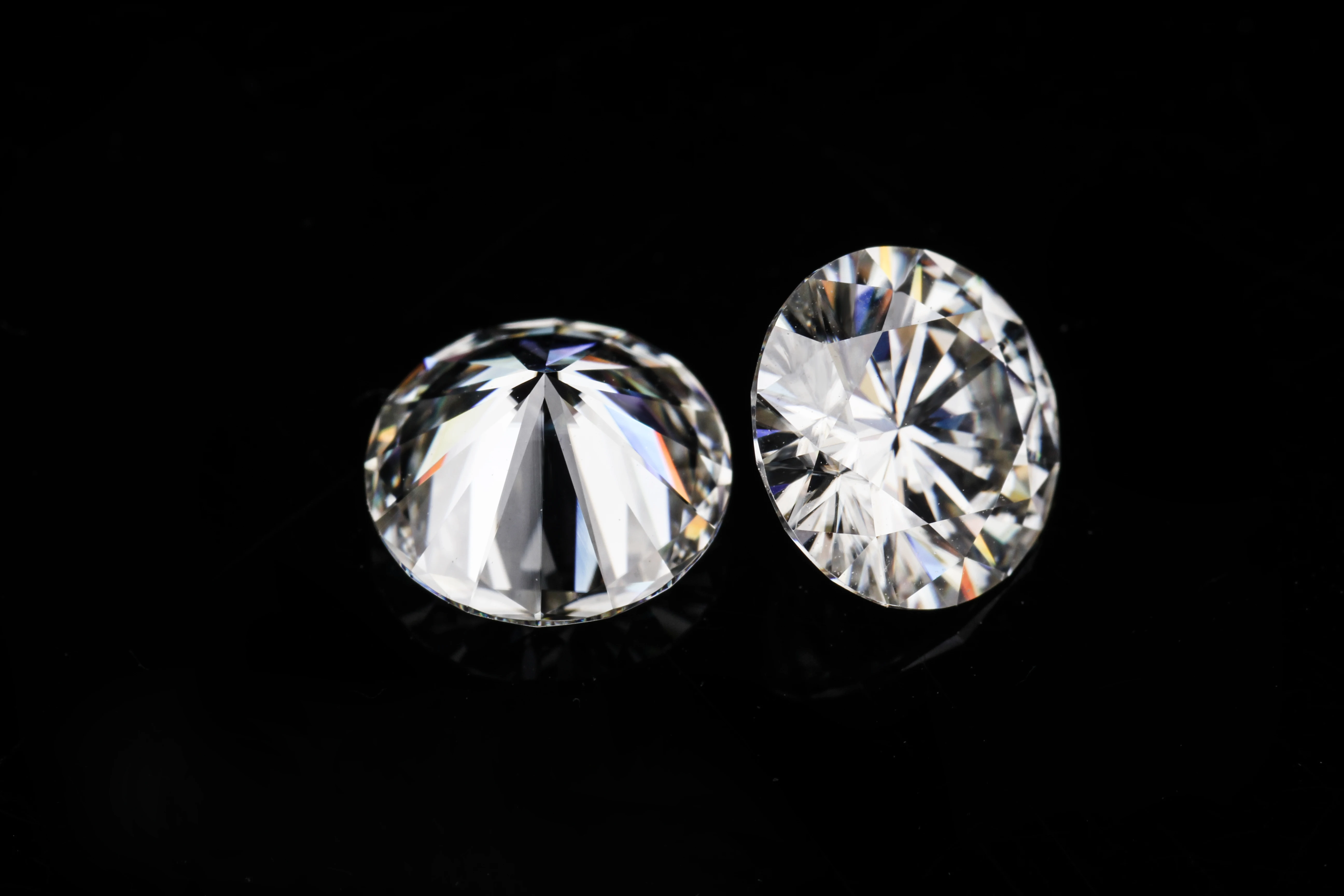 1CT Moissanite Free GRA Certificate Round Brilliant Cut VVS Clarity Pure D Color Loose Moissanite Stones