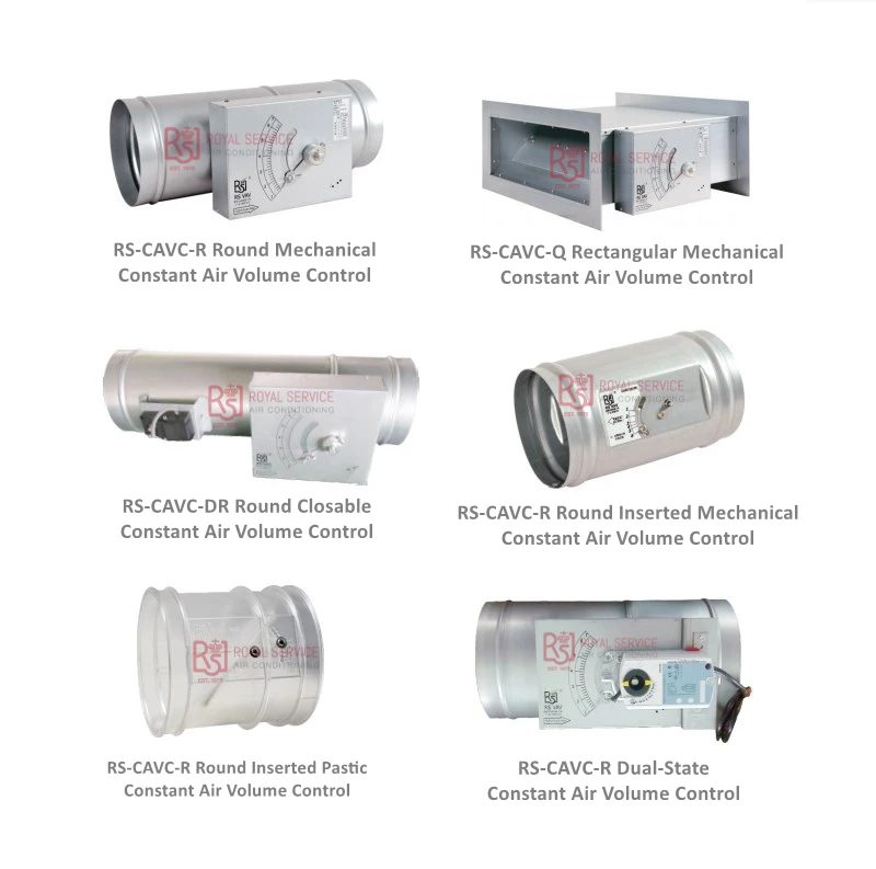 HVAC Tools Cav Constant Air Duct Embedded Air Volume Damper Air Exhaust Ventilation Terminal for Hvac System Projects