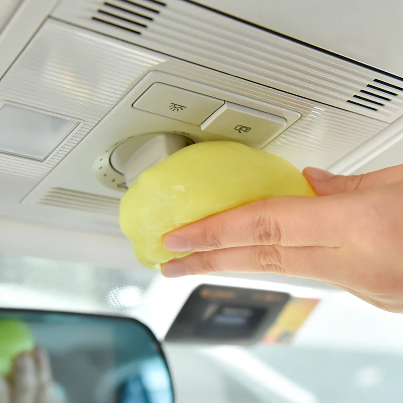 Высокотехнологичный волшебный гель для удаления пыли желтого цвета, суперчистящий слайм-гель для телефона, ноутбука, ПК, клавиатуры, гель для очистки автомобиля