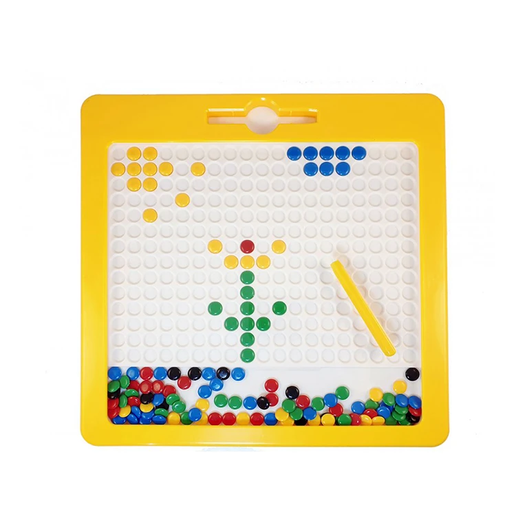 Magnetic Colorful Magnet Beads Magpad Dot Educational Doodle Drawing Board