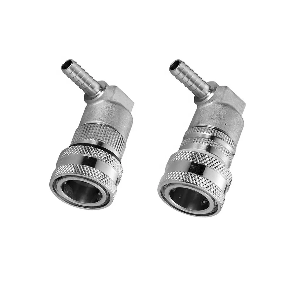 Beer Keg Tap 1/4 barb Gas Ball Lock Disconnect For Homebrew