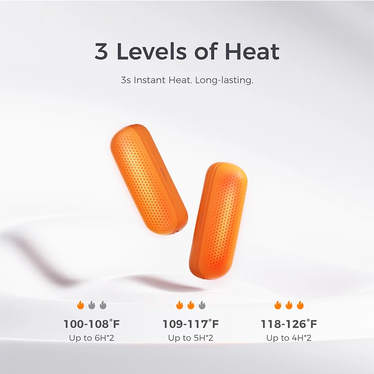 French Electronic Hand Heater Mini Portable Electric USB Reusable Rechargeable Hand Warmer With Power Bank