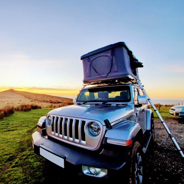 Off Road 4x4 SUV Universal High Quality Hard Alloy Camping tent Car Roof Top Tent For 1-3 Person