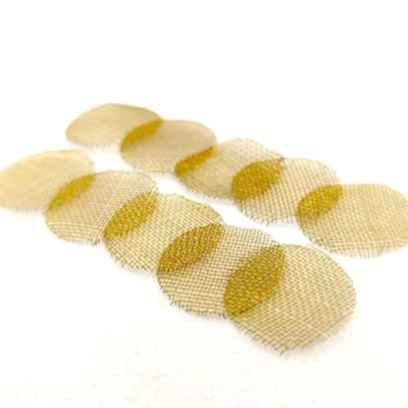 Round Stainless Steel 8mm/15mm/19mm/20mm Smoking Pipe Screens Filter Brass Mesh Pipe Screen smoking mesh