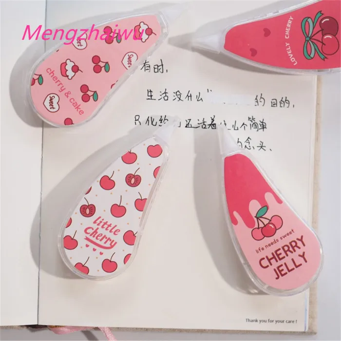 Корейские милые канцелярские товары без запаса корейские школьные принадлежности оптовая продажа с мультяшным принтом для студентов использования в стиле плюс коррекции белого цвета