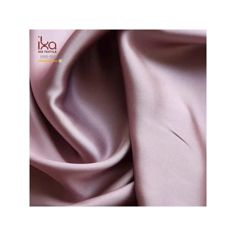 Plain Dye Charmeuse Natural Mulberry Silk Satin Fabric Manufacturer for Bedding