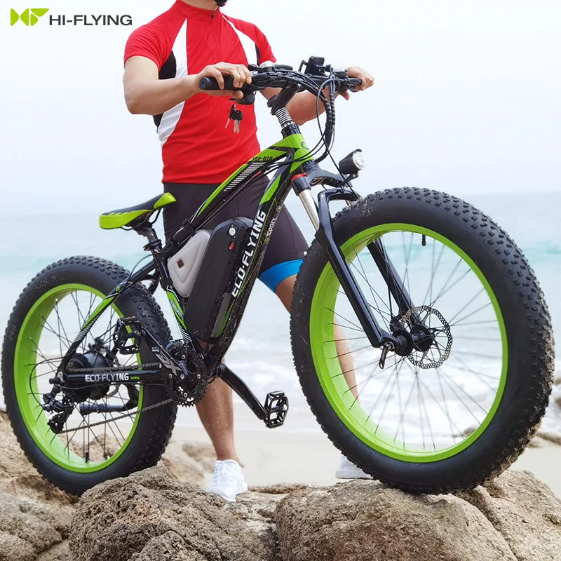 Электрический велосипед с колесами 26 дюймов, 1000 Вт, 48 В, 13 Ач