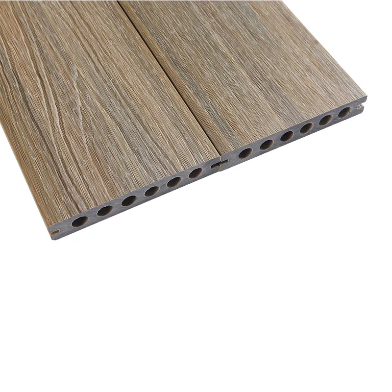 
Good Quality Wood Grain Wood Composite Outdoor Decking WPC Flooring 