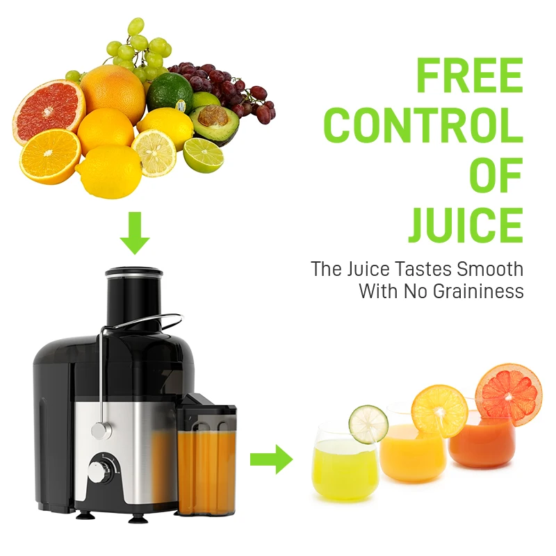  Orange Juicer Automatic Electric Mechanical Fruit Centrifugal Juice Maker Smoothie Mixeur Blender