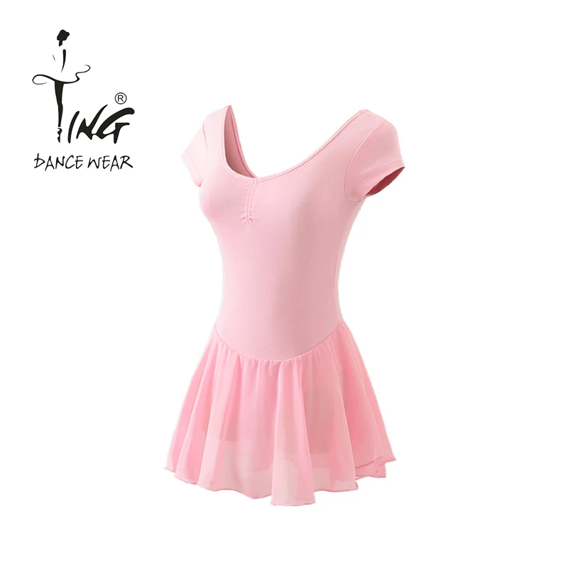 ballet leotards with chiffon skirts sttached for women