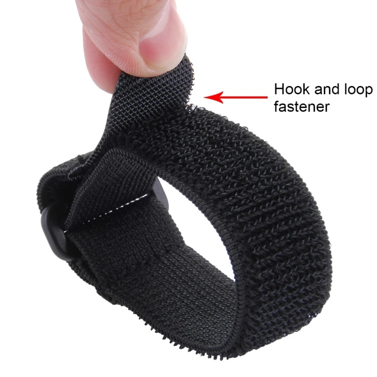 Black Hook and Loop Fastener Elastic strap with hook for remote control Hand Wrist Strap for GoPro