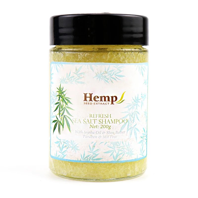 
 Собственная марка, масляный шампунь из семян конопли с солью мертвого моря для глубокого ухода за волосами, лечение волос, против перхоти, кожи головы  