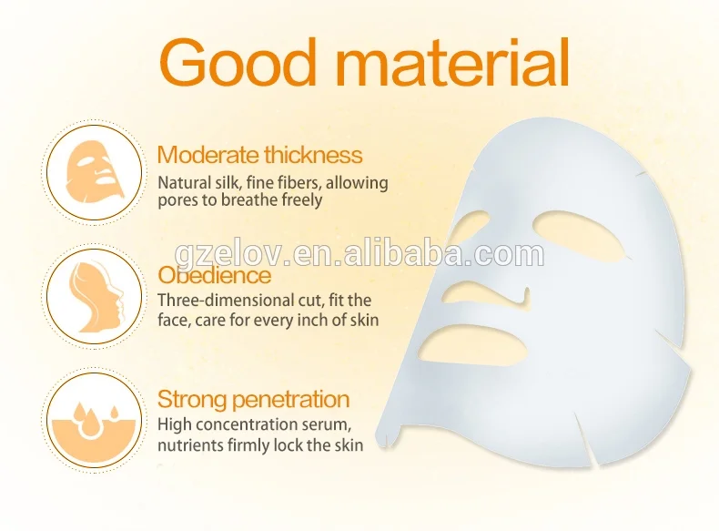 VC Mask Cosmetics Factory Manufacturer Best Whitening Facial Mask Hydrating Natural Organic Vitamin C Face Facial Sheet Mask