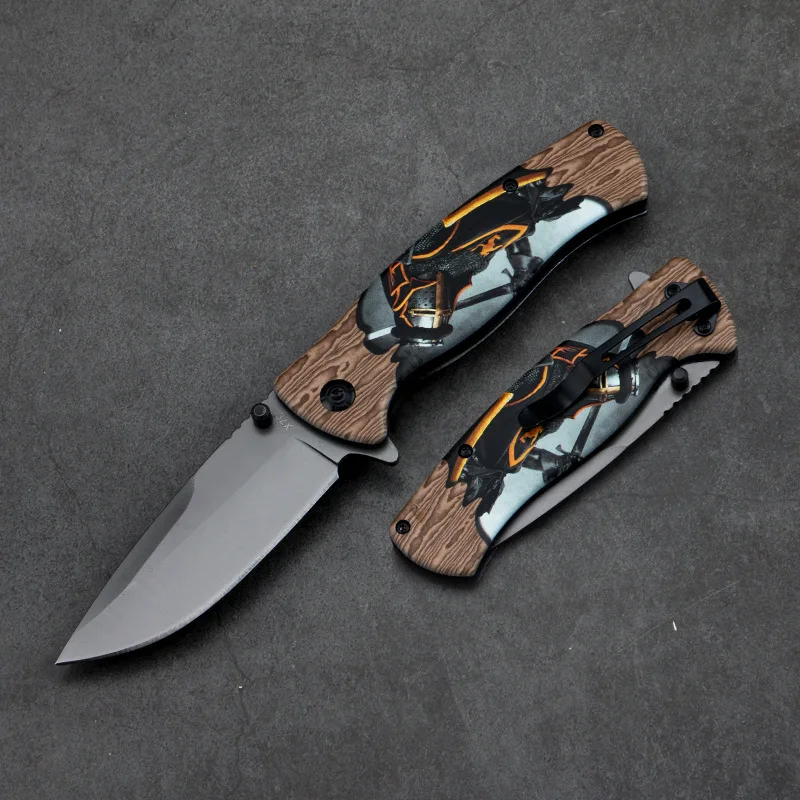 X79 Outdoor Camping keychain pocket folding knife 440C blade steel handle camping hunting outdoor survival EDC tools